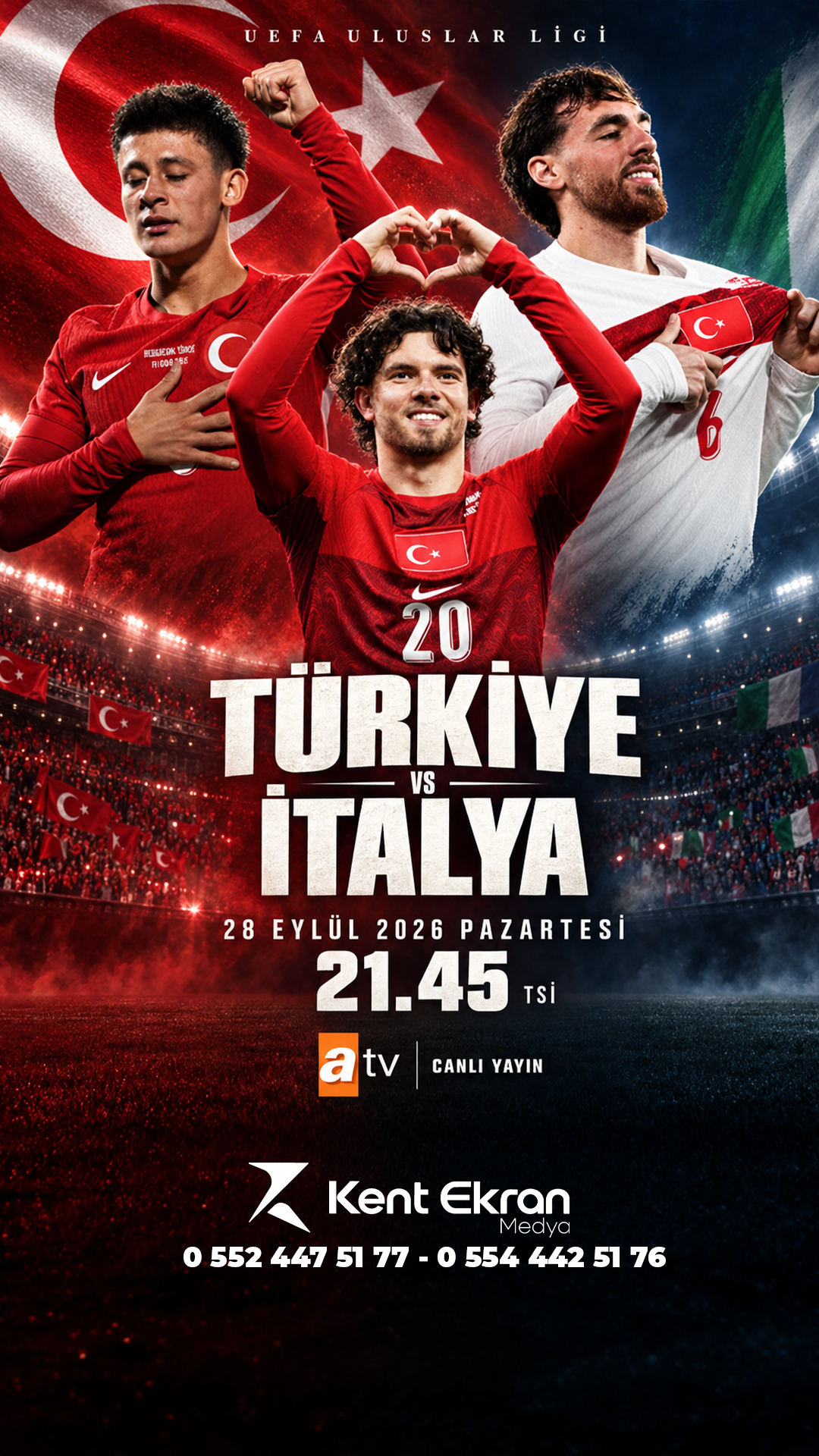 milli maç tasarımı — 2