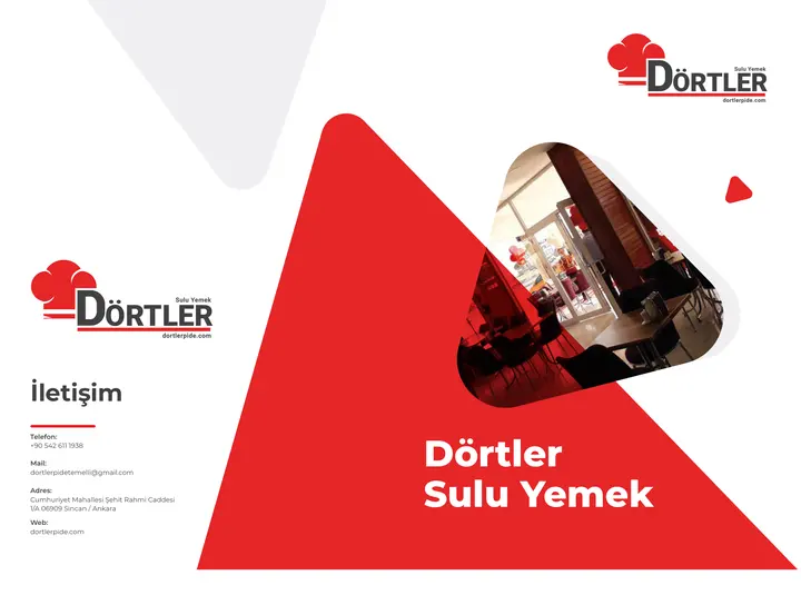 Dörtler Restoran ve Catering Kurumsal Katalog Tasarımı — Sayfa 1
