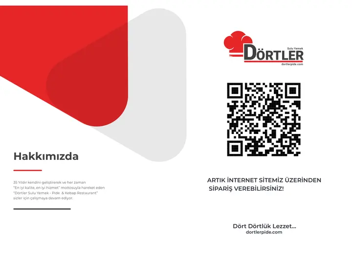 Dörtler Restoran ve Catering Kurumsal Katalog Tasarımı — Sayfa 2