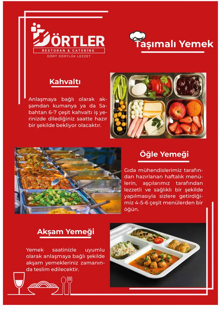 Dörtler Restoran ve Catering Kurumsal Katalog Tasarımı — Sayfa 3