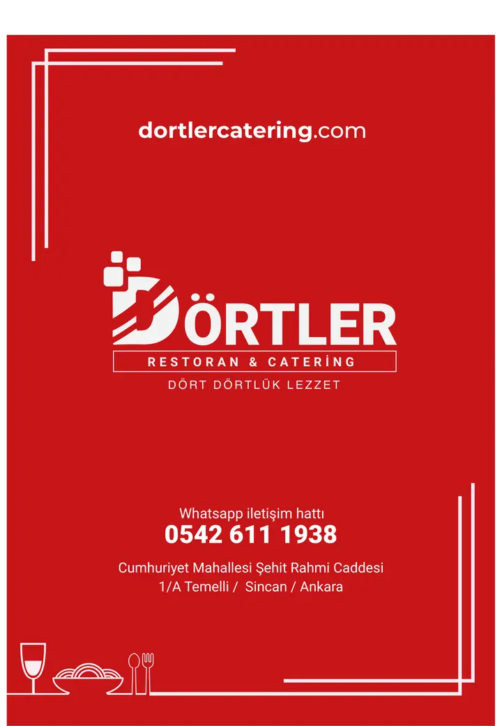 Dörtler Restoran ve Catering Kurumsal Katalog Tasarımı — Sayfa 12