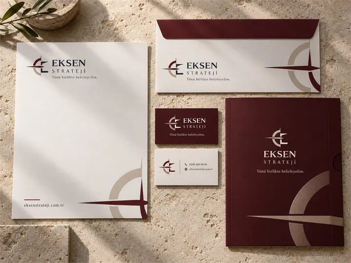 Eksen Strateji Kurumsal Kimlik Tasarımı — 1-kapak