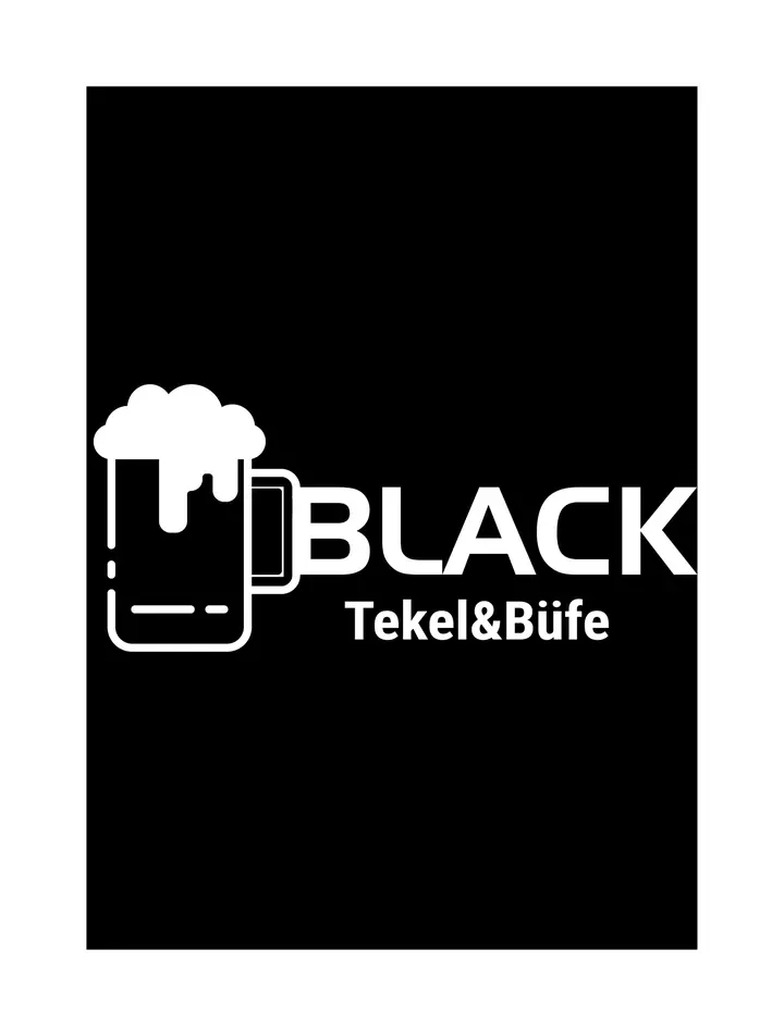 Black Tekel & Büfe Logo Tasarımı — Beyaz Logo2