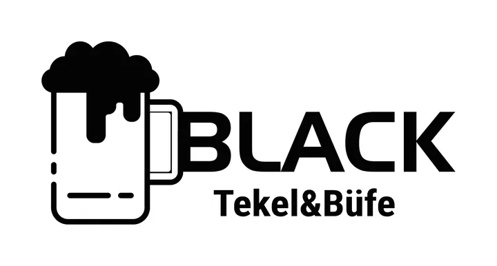 Black Tekel & Büfe Logo Tasarımı — Siyah Logo