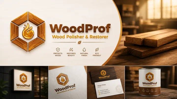 WoodProf Logo Tasarımı — 1
