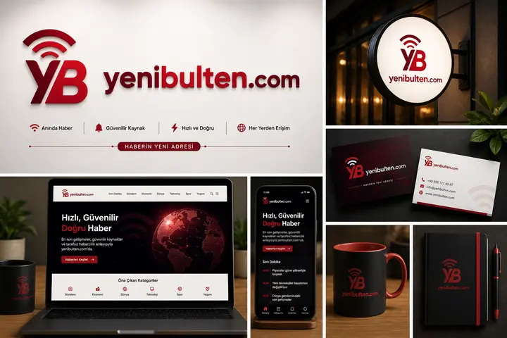 yenibulten.com Logo ve Kurumsal Kimlik Tasarımı — 1
