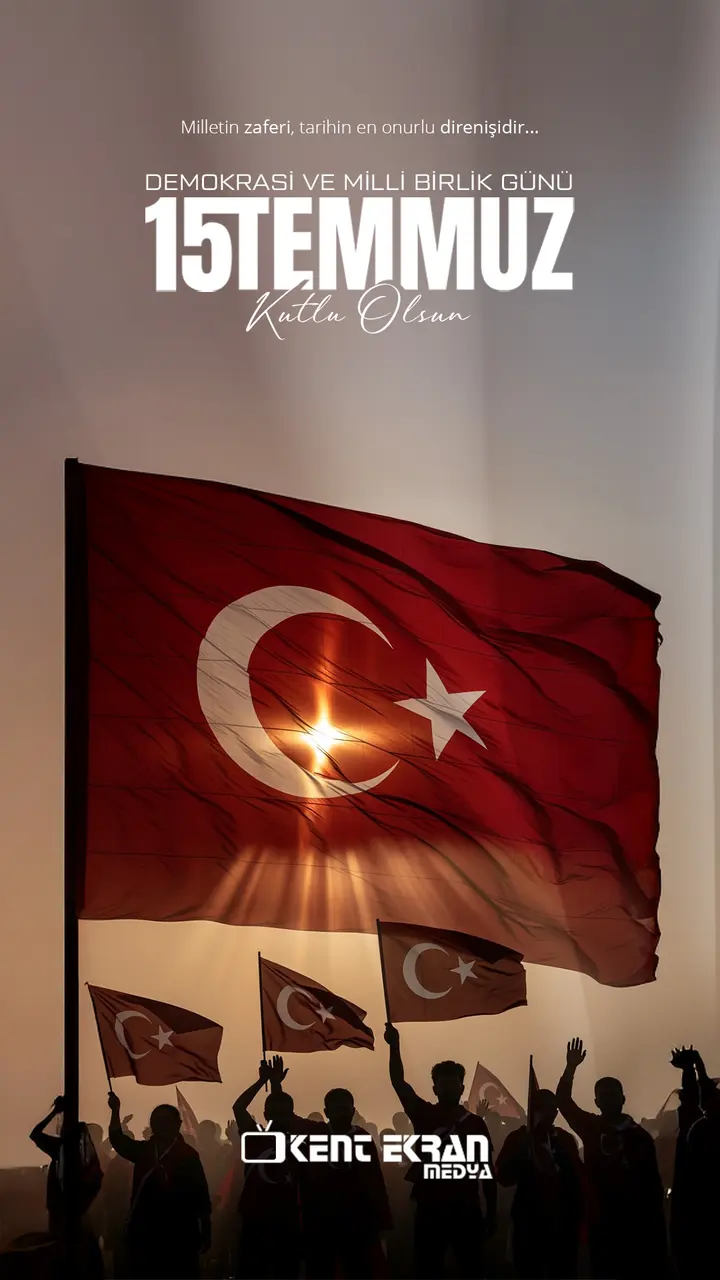 Kent Ekran Medya 15 Temmuz Sosyal Medya Tasarımı — Story