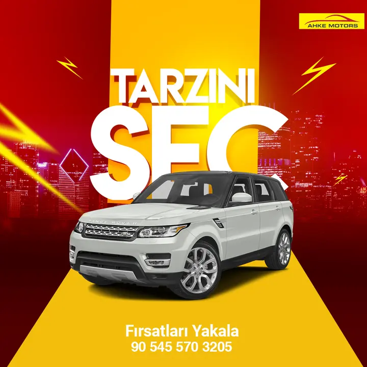 Ahke Motors Sosyal Medya Tasarımı — 2