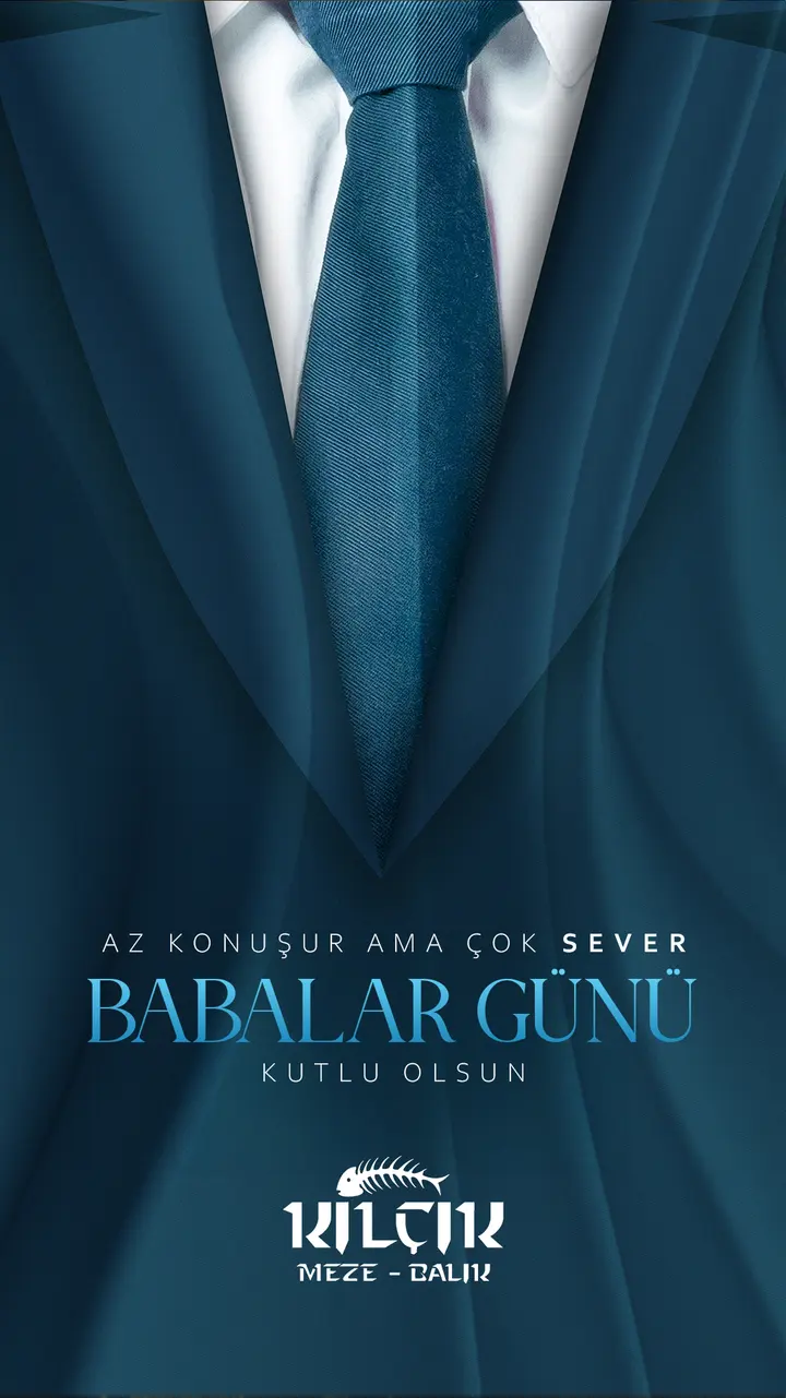 Babalar Günü Sosyal Medya Tasarım Serisi — Kılçık Meze