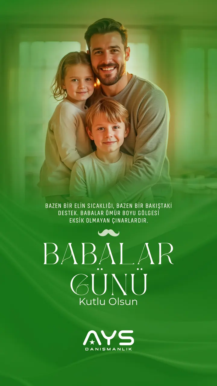 Babalar Günü Sosyal Medya Hikaye Tasarımları — AYS Babalar Günü