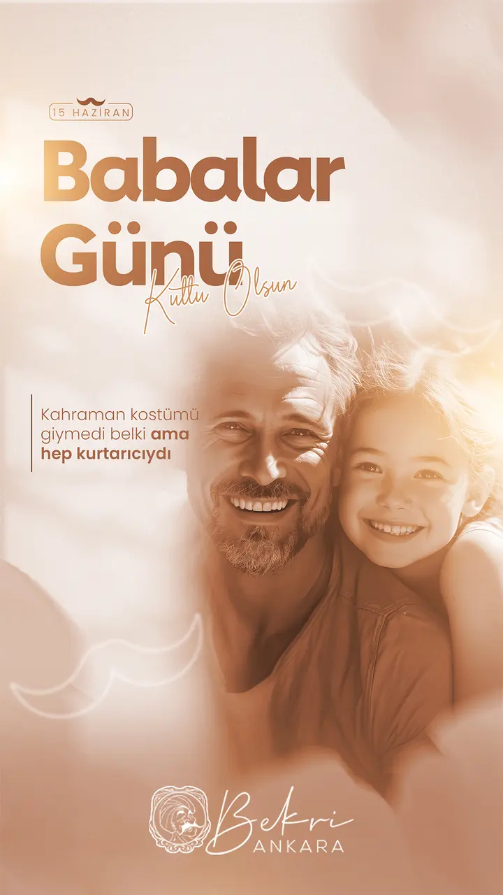 Babalar Günü Sosyal Medya Hikaye Tasarımları — Bekri Babalar Günü Story