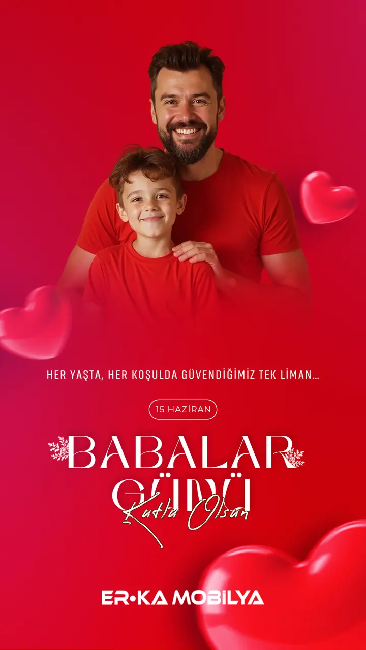 Babalar Günü Sosyal Medya Hikaye Tasarımları — Er-Ka Babalar Günü