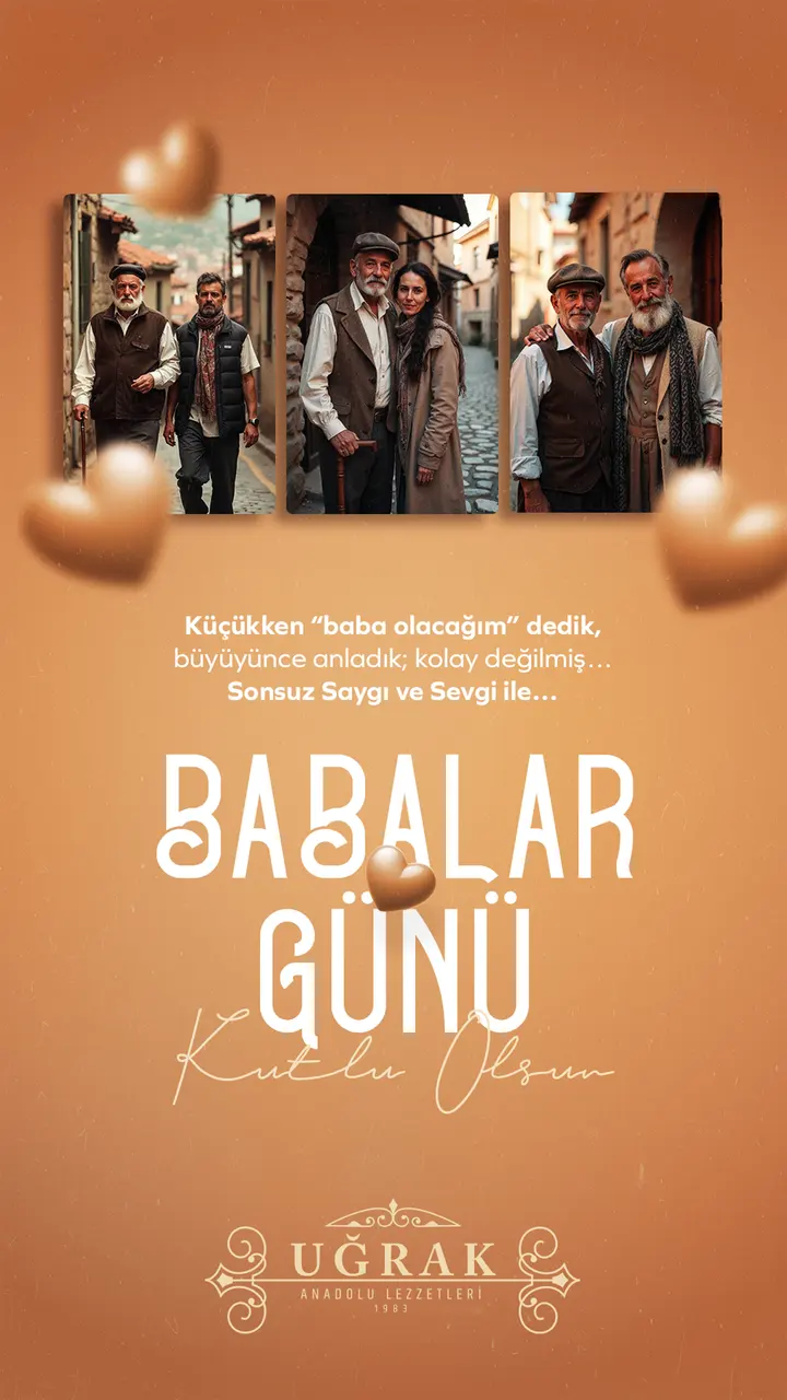 Babalar Günü Sosyal Medya Hikaye Tasarımları — Uğrak Babalar Günü Story