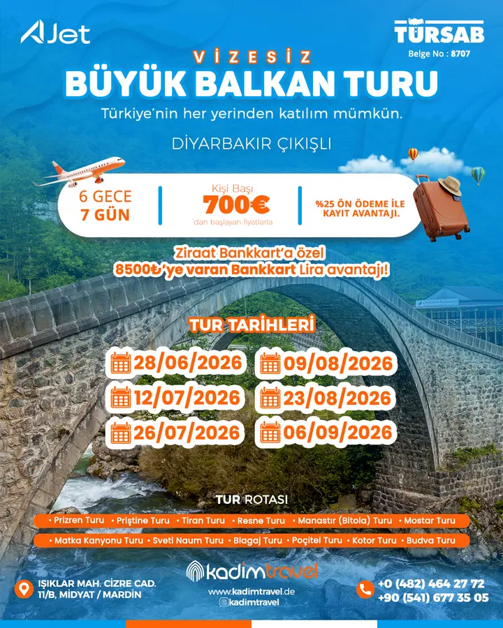 Kadim Travel Sosyal Medya Tasarımları — Balkan