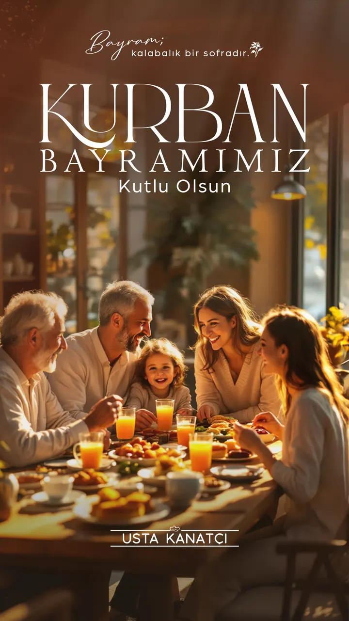 Kurban Bayramı Sosyal Medya Tasarım Serisi — Usta Kanatçı Kurban Story