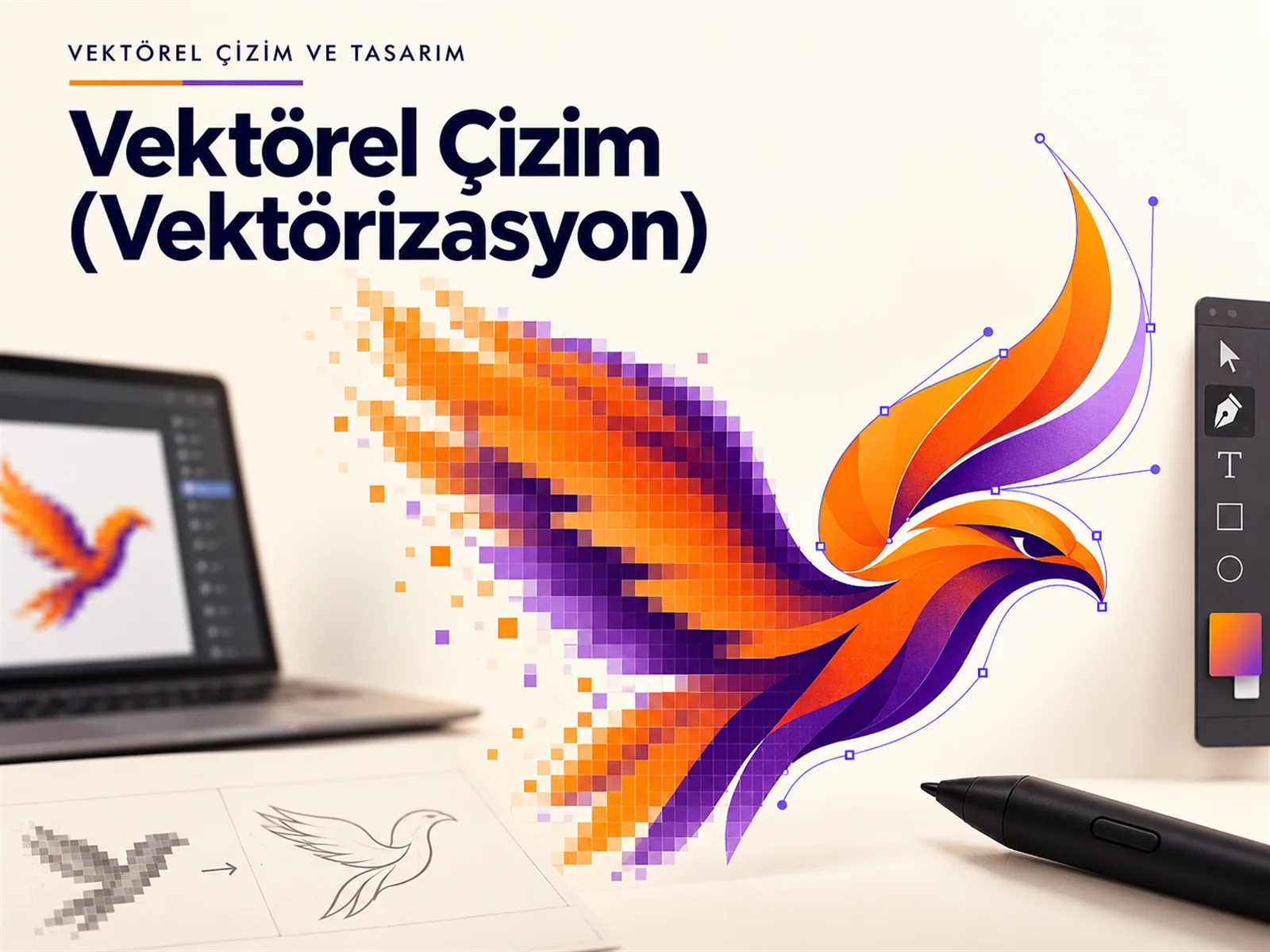 Vektörel Çizim (Vektörizasyon)